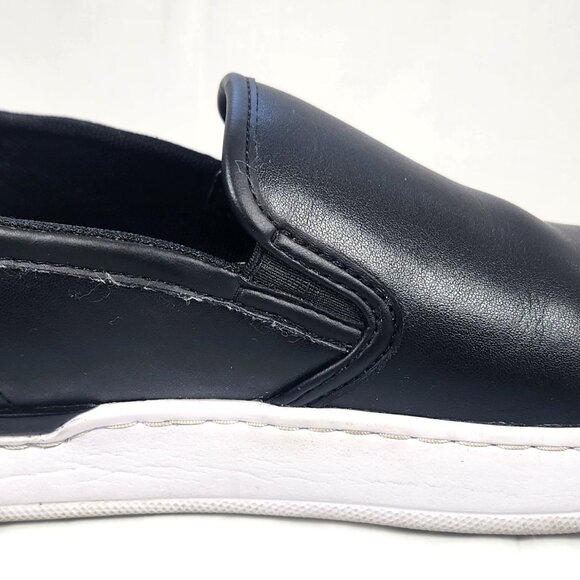 Coach Walker Slip On Women's Leather Sneakers C Logo Comfort Shoes Black Size 8B - Picture 6 of 16
